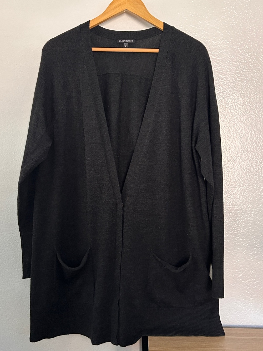 Eileen Fisher Snap Front Merino Cardigan
